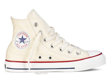 Chuck Taylor All Star High Top in Optical White