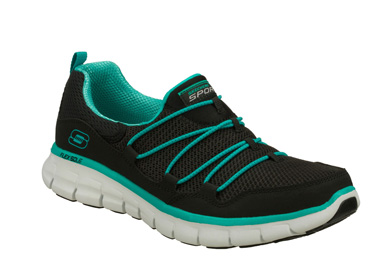 Skechers Womens Synergy Loving Life Black/Blue 11793/BKAQ : American ...