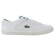 Lacoste Mens Haneda Cre White/Green Leather Casual Sneakers 7-25SPM4004082