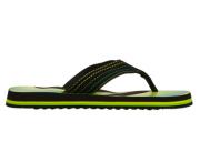 Skechers Boys Scurried Black/Lime Thong Sandals 92253L/BKLM