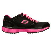 Skechers Womens Agility Rewind Black/Pink Training Sneaker 11696/BKHP