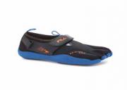 Fila Men's Skele-Toes Ez Slide Drainage Shoe Black/Blue/Orange 1PK14074-992